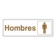 LETRERO HOMBRES 3X9 - Envío Gratuito