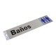 LETRERO "BAÑOS" 2X8 20813 - Envío Gratuito