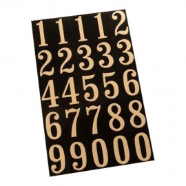 PAQUETE DE NÚMEROS 2' MM-13 GOLD MYLAR - Envío Gratuito