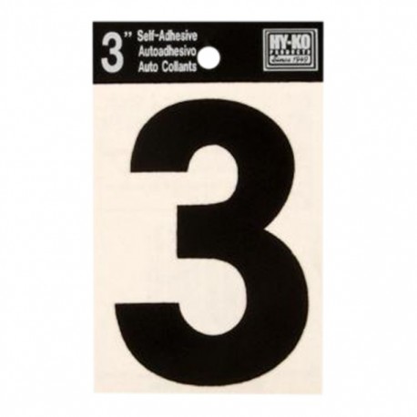 VINIL NEGRO NO. "3" - Envío Gratuito