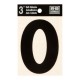 NÚMERO "0" VINIL NEGRO 3' - Envío Gratuito