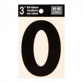 NÚMERO "0" VINIL NEGRO 3' - Envío Gratuito
