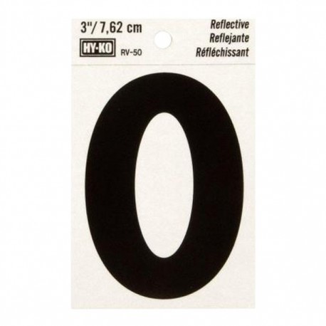 LETRA "O" DE VINILO 3" RV-50/O - Envío Gratuito