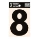 NÚMERO VINIL NEGRO NO. 8 3' - Envío Gratuito