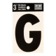 LETRA G VINIL NEGRO 3' - Envío Gratuito