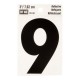 NÚMERO "9" DE VINILO 3' RV-25/9" - Envío Gratuito