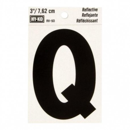 LETRA "Q" DE VINILO 3" RV-50/Q - Envío Gratuito
