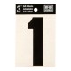NÚMERO "1" VINIL NEGRO 3' - Envío Gratuito