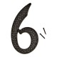 NÚMERO "6" ALUMINIO 6 3' 36006 - Envío Gratuito