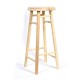 BANCO DE MADERA 70CM PULIDO - Envío Gratuito
