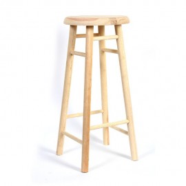 BANCO DE MADERA 70CM PULIDO - Envío Gratuito