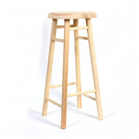 BANCO DE MADERA 70CM PULIDO - Envío Gratuito