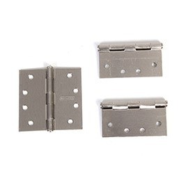 JUEGO DE 3 BISAGRAS 4"X4" NÍQUEL SATIN - Envío Gratuito