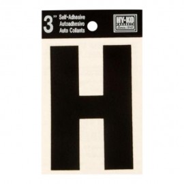 LETRA "H" VINIL NEGRO 3' - Envío Gratuito