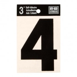 NÚMERO VINIL NEGRO NO. 4 3' - Envío Gratuito