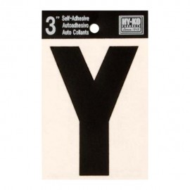 LETRA Y DE VINIL NEGRO 3' - Envío Gratuito