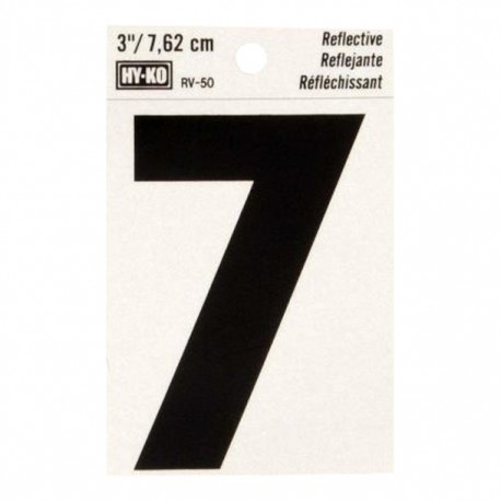 NÚMERO "7" DE VINILO 3' RV-25/7" - Envío Gratuito