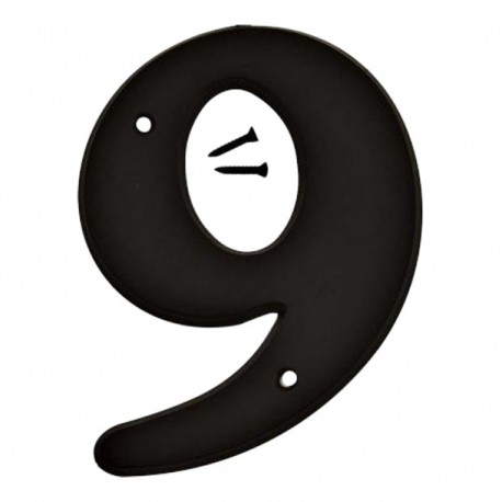 NÚMERO 9 NEGRO DE VINIL 6' - Envío Gratuito