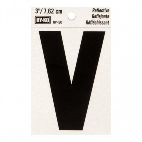 LETRA "V" DE VINILO 3" - Envío Gratuito