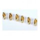 BROCHES UNIÓN DE ACERO COLOR DORADO - Envío Gratuito