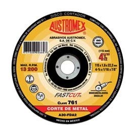 DISCO CORTE DE METAL4 1/2"X1/16"X7/8" - Envío Gratuito