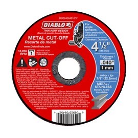 DISCO ABRASIVO 4-1/2 X .040 X 7/8" - Envío Gratuito