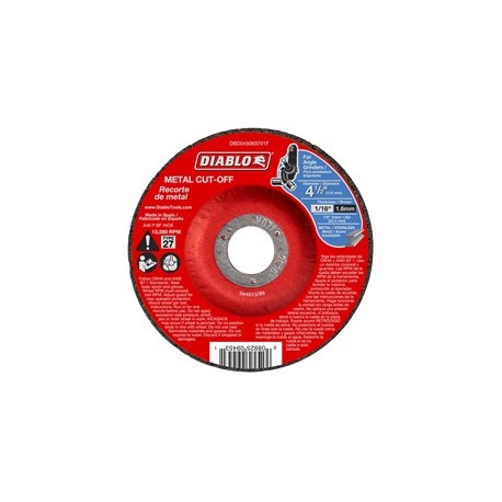 DISCO ABRASIVO 4-1/2 X 1/16 X 7/8" - Envío Gratuito