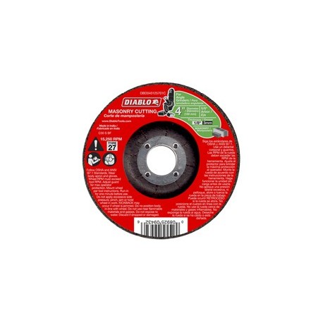 DISCO ABRASIVO 4 X 1/8 X 5/8" - Envío Gratuito