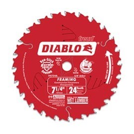 DISCO PARA MADERA 7-1/4"X24 D - Envío Gratuito