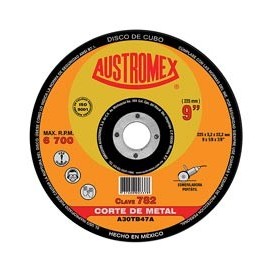 DISCO TIPO 27 CORTE METAL 9" - Envío Gratuito
