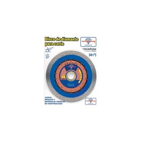 DISCO CONTINUO AZUL BRONCE 4 1/2" - Envío Gratuito
