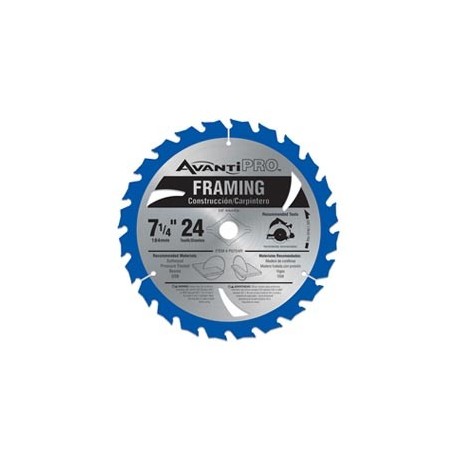 DISCO DE SIERRA CIRCULAR 7-1/4" 24D - Envío Gratuito