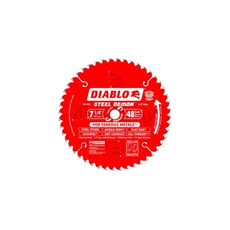 DISCO PARA SIERRA CIRCULAR 7 1/4 48D - Envío Gratuito