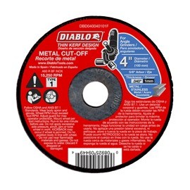 DISCO ABRASIVO 4 X .040 X 5/8" - Envío Gratuito