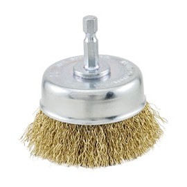 CARDA DE COPA DE ALAMBRE ONDULADO 1/4" - Envío Gratuito