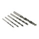 SET DE 9 BROCAS: METAL CONCRETO MADERA - Envío Gratuito