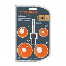 KIT 5 SIERRAS CORTACÍRCULOS PARA MADERA - Envío Gratuito