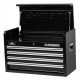 CAJA CON 4 CAJONES NEGRA DE 66 CM - Envío Gratuito