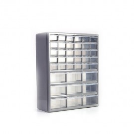 GABINETE GRIS ALMACENA EN 39 CAJONES - Envío Gratuito