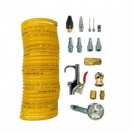 KIT COMPRESOR AIRE 16 PIEZAS - Envío Gratuito