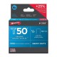 GRAPAS 1/4" PARA T50 - Envío Gratuito