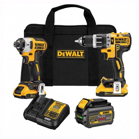 COMBO 20V MAX XR TALADRO PERCUTOR + LLAVE DE IMPACTO - Envío Gratuito