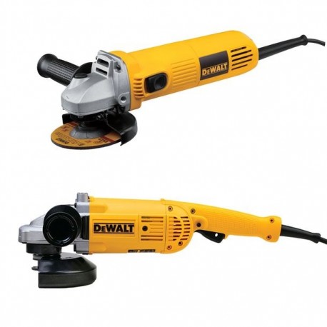COMBO MINI ESMERILADORA 4-1/2 PULG 700W + ESMERILADORA 7 PULG 2200W DEWALT - Envío Gratuito