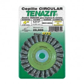 CEPILLO CIRC TRENZADO 4" MR - Envío Gratuito