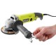 ESMERILADORA ANGULAR CON MANGO TRASERO GIRATORIO DE 4 1/2" RYOBI - Envío Gratuito