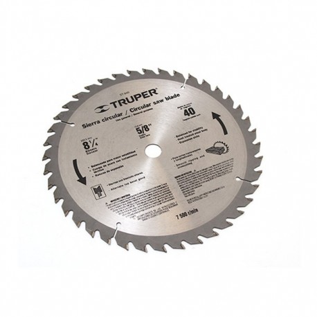 SIERRA 8-1/4"X40 DIENTES CENTRO 5/8" - Envío Gratuito