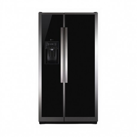 REFRIGERADOR DUPLEX GE PROFILE 23FT VIDRIO NEGRO - Envío Gratuito