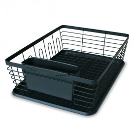 ESCURRIDOR PARA COCINA ACERO NEGRO - Envío Gratuito