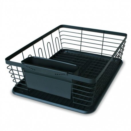 ESCURRIDOR PARA COCINA ACERO NEGRO - Envío Gratuito