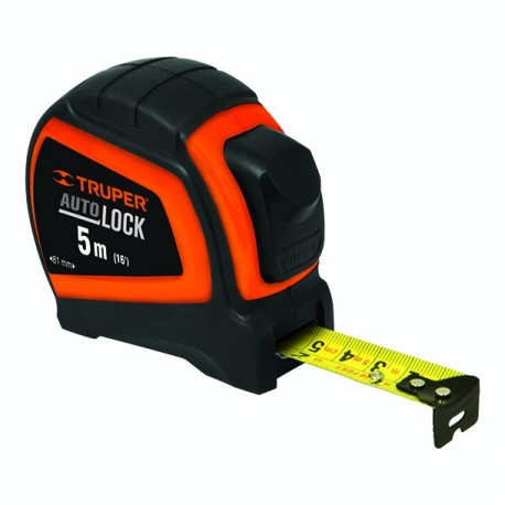 FLEXÓMETRO AUTO-LOCK 8 M CINTA 25 MM - Envío Gratuito